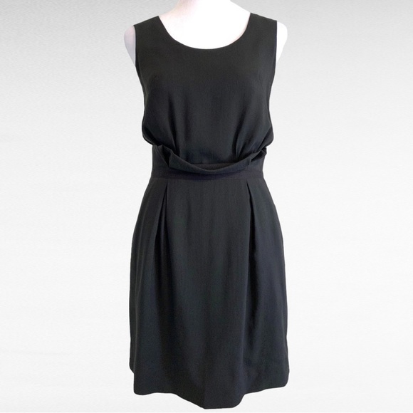Jenni Kayne | NWOT💎RARE FIND💎Paperbag Pleat Waist Mini Dress + Pockets Black 2 - Picture 4 of 15